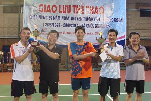Trao giải tennis
